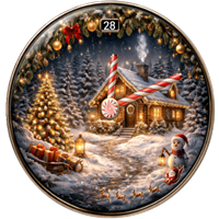 Christmas Cabin Animated Watch Face