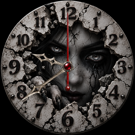 Dark and gothic watch faces for Wear OS by DialCraft Studio