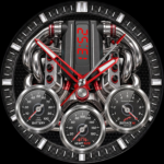 RevTek supercar watch face for Wear OS by DialCraft Studio